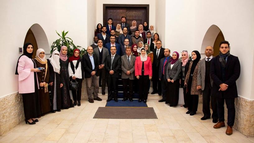 Professor Hielscher address growing diabetes problem at the Global Center Amman, Jordan. 